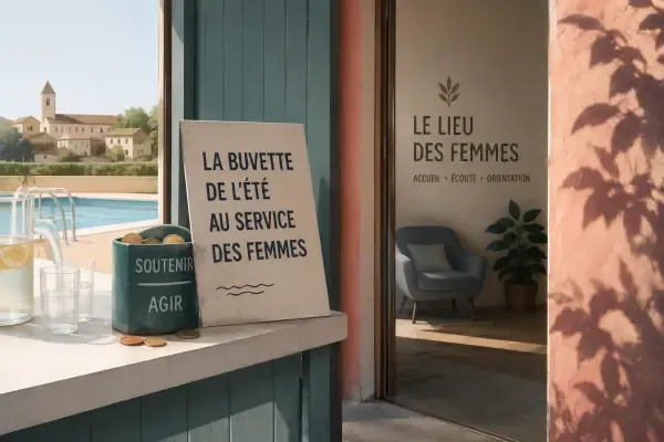 Buvette solidaire à la piscine de Monségur
