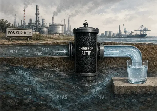 Filtration de l’eau au port de Fos