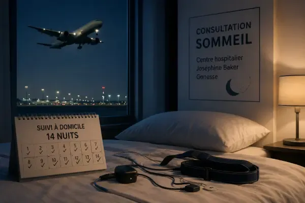 Bague connectée sous les avions de Roissy
