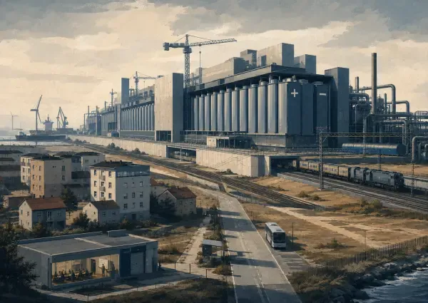 Usines et emplois dans le Dunkerquois