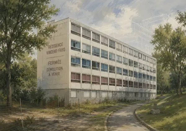 Résidence universitaire promise à la démolition