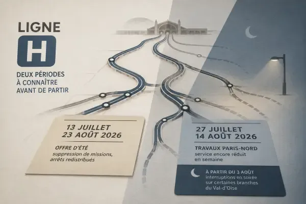 Illustration - Train de la ligne H
