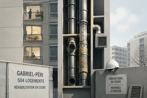 Chantier de logements à Gabriel-Péri
