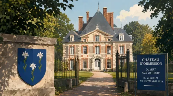 Château d’Ormesson entouré d’eau