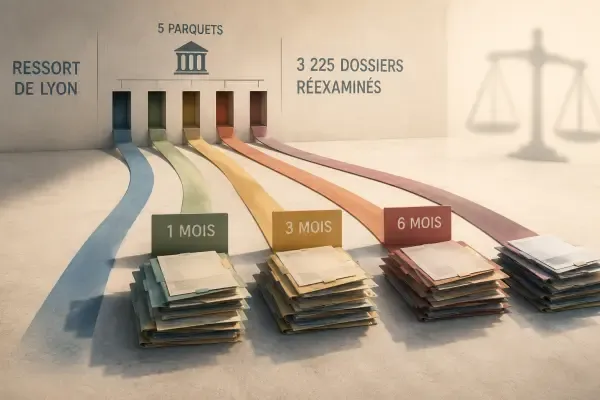 Illustration de dossiers judiciaires suivis
