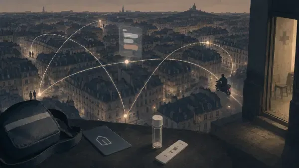 Illustration - Drogues entre rue et téléphone à Paris