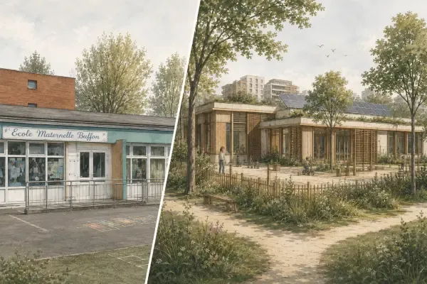 Nouvelle école maternelle à Asnières