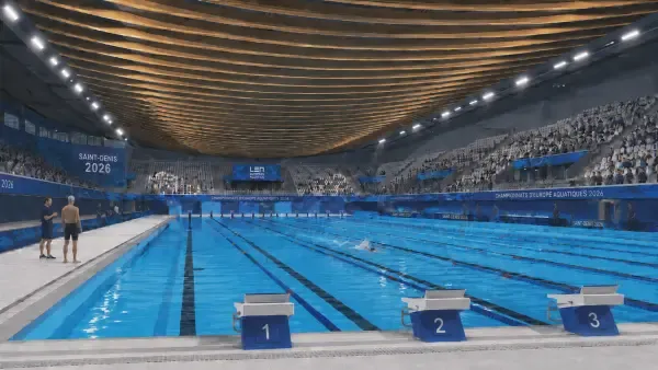 Plongeurs au Centre aquatique olympique