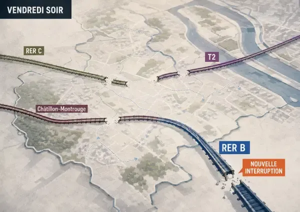 RER B et correspondances en travaux