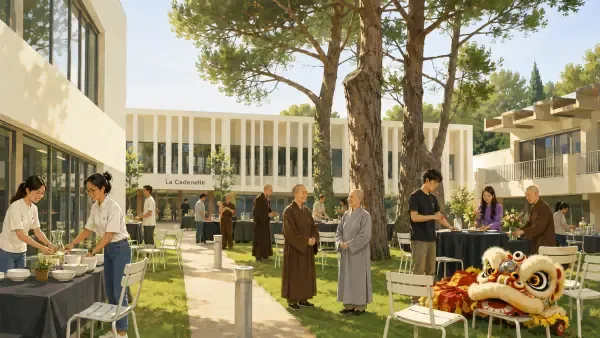 Moines réunis dans un campus marseillais