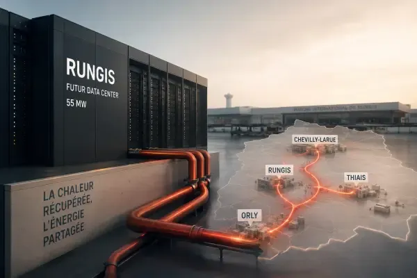 Illustration du futur data center de Rungis