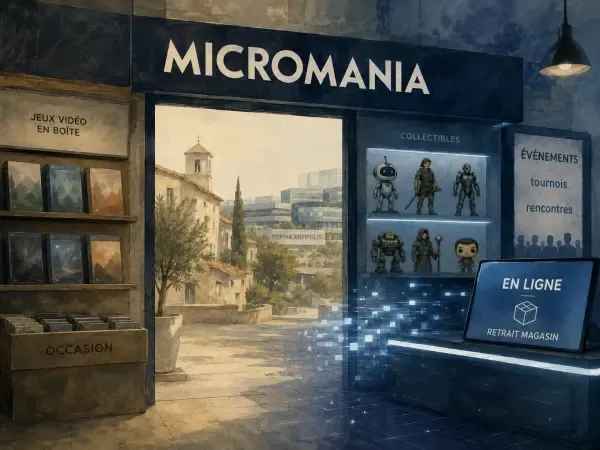 Illustration - Micromania entre jeux et cartes à collectionner