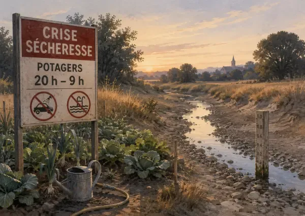 Illustration - Restrictions d’eau dans l’Eure