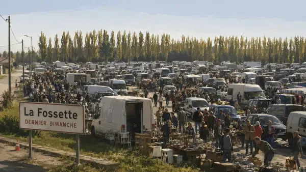 Illustration - Marché aux puces de la Fossette