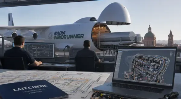 Illustration - Réseau électrique d’un avion cargo