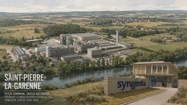 Illustration - Usine Syngenta au bord de Seine