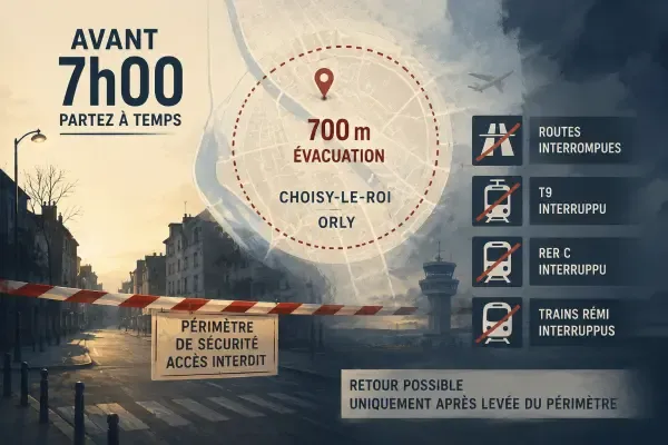 Périmètre de déminage à Choisy-le-Roi