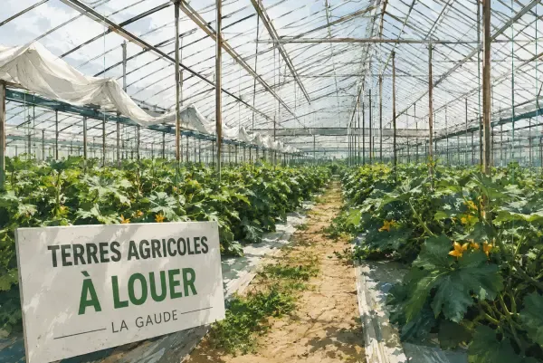 Serres agricoles à La Gaude