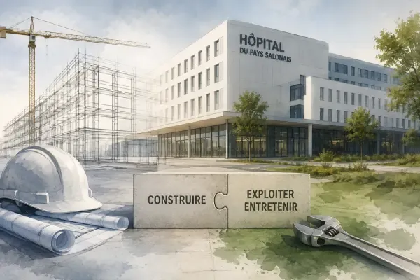 Illustration - Le futur hôpital du Pays salonais