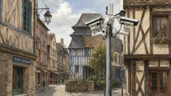 Illustration - caméras dans Pont-Audemer
