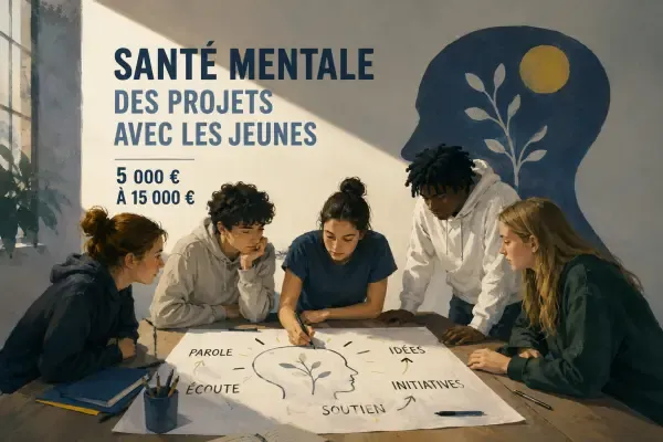 Jeunes réunis autour d’un projet collectif