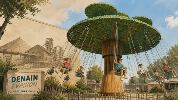Illustration - Manèges au parc Zola