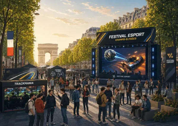 Festival d’esport sur les Champs-Élysées