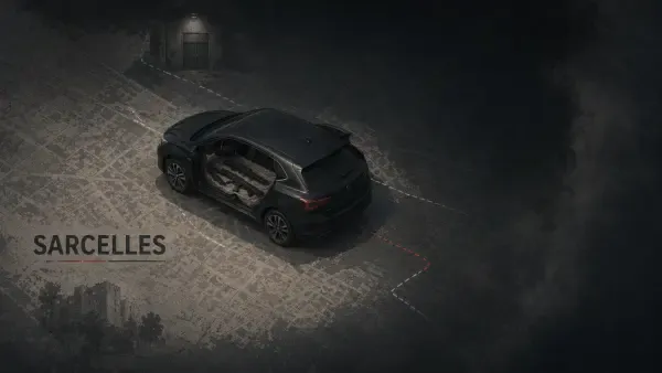 Illustration - Voiture et armes sous scellés