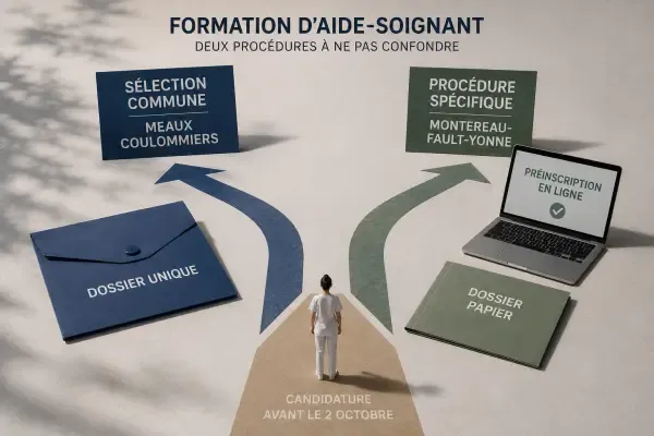 Illustration - Candidatures en formation aide-soignante