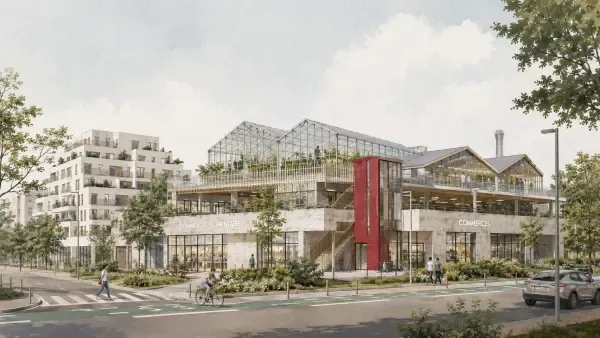 Illustration - Serre urbaine sur le quartier Bongarde