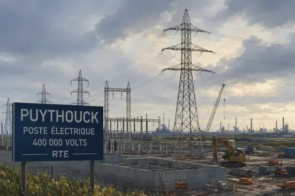 Illustration - Chantier du poste électrique de Puythouck