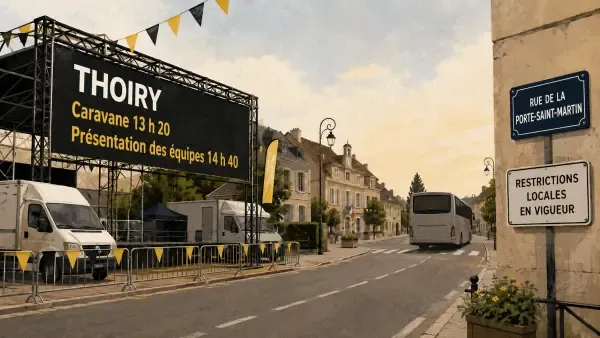 Illustration - Caravane du Tour à Thoiry