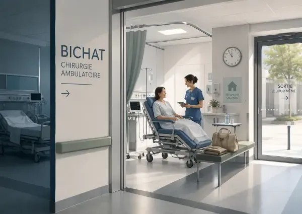 Unité de chirurgie ambulatoire à Bichat