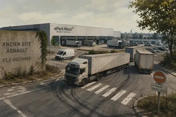 Entrepôts logistiques sur ancien site Renault