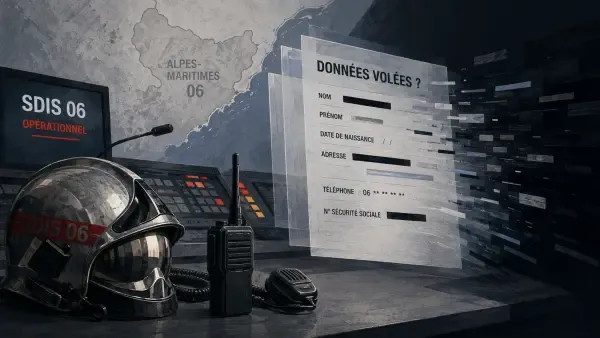 Illustration - Réseau numérique des pompiers
