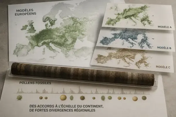 Pollens fossiles et modèles de végétation