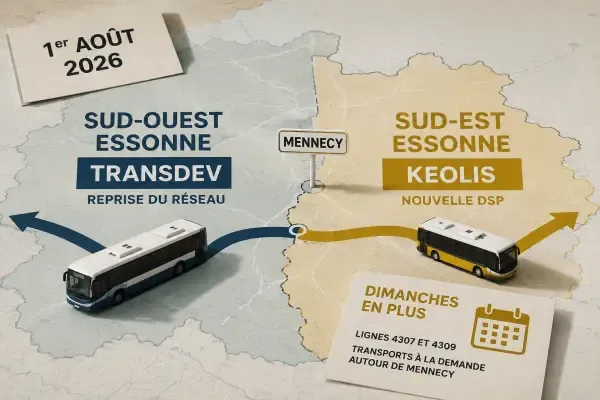 Illustration - Bus dans le sud essonnien