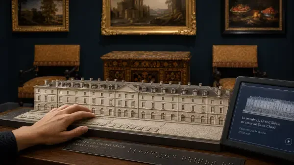 Maquette tactile du futur musée