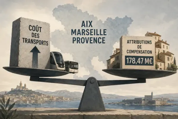 Illustration des finances métropolitaines d’Aix-Marseille
