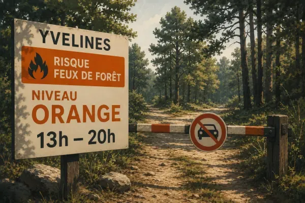 Forêt yvelinoise sous risque d’incendie