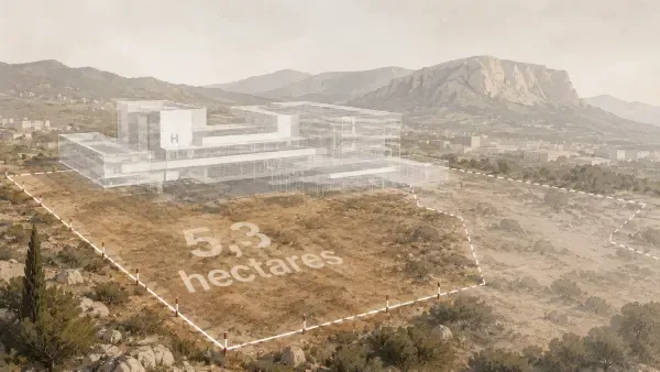 Illustration du futur hôpital d’Aubagne