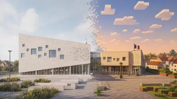 Illustration - Bueil recréé dans Minecraft