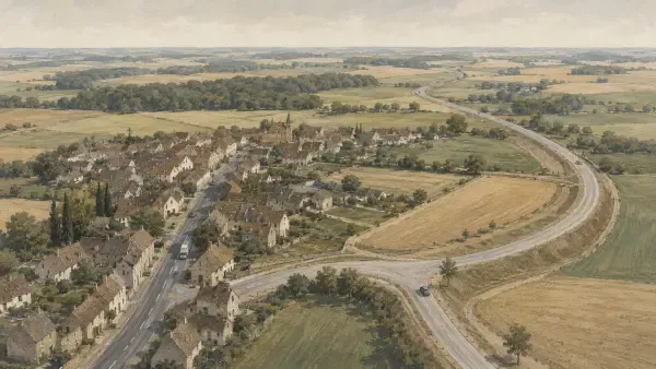 Illustration - Déviation de la D14 autour du village