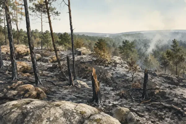 Illustration - Surveillance après l’incendie du Mont Aigu