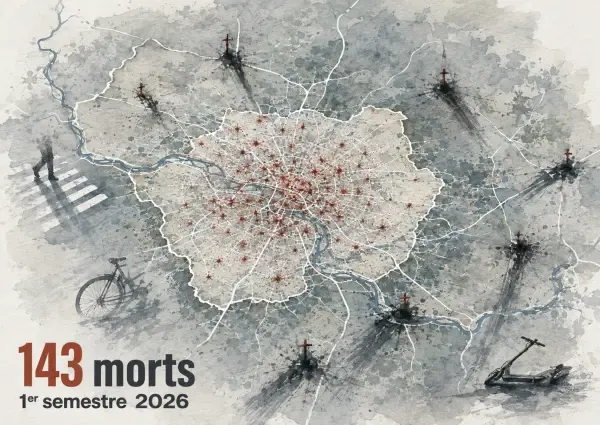 Illustration - Routes franciliennes entre ville et campagne