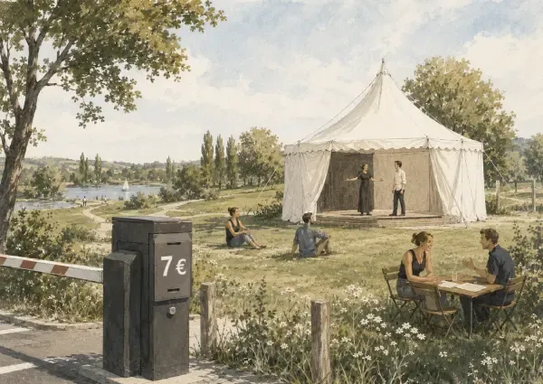 Illustration - Théâtre en plein air à Cergy