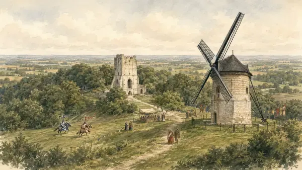 Tour et moulin de Watten