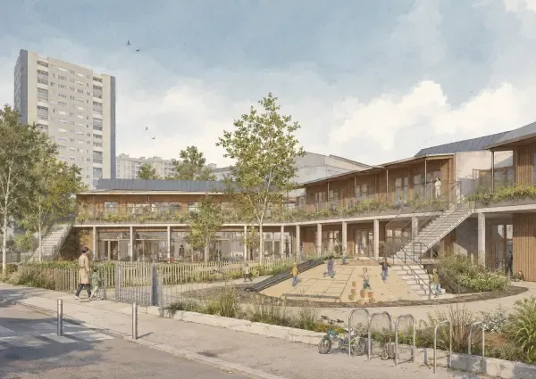 Illustration - Future école du quartier Fabien