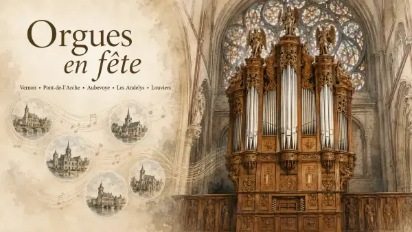 Illustration - Orgue dans une église de l’Eure