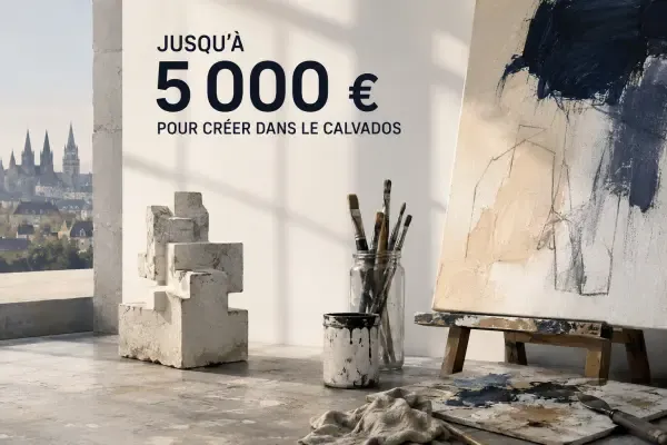 Illustration - Artiste travaillant dans un atelier